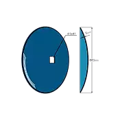 Straight disc 22'' 41x41 Bellota