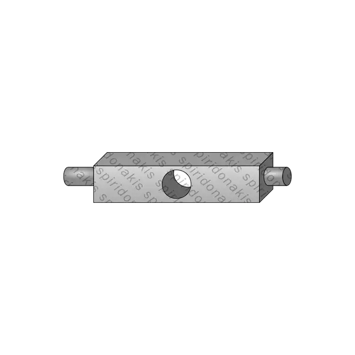 Nut for Square Shaped Wire Rope M40 Type Papadopoulos 