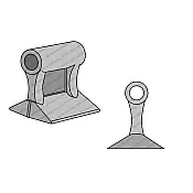 Mulcher Hammer RM45 Ø26 SABA Mulcher Hammer RM45 Ø26 SABA
