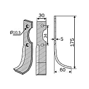 Rotary Cultivator Blade Leopard Small Rotary Cultivator Blade Leopard Small