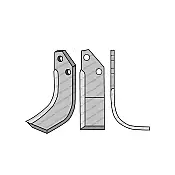 Rotary Cultivator Blade 360644 Bertolini Curved 60x6/ΚΚ42/Ø13 Rotary Cultivator Blade 360644 Bertolini Curved 60x6/ΚΚ42/Ø13