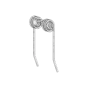 Baler Spring Welger Straight ( 3 Srirals)