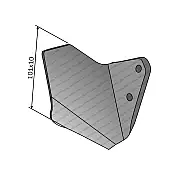 Cultivator Wing Share Horsch 34060855 101x10 Right Bellota Cultivator Wing Share Horsch 34060855 101x10 Right Bellota